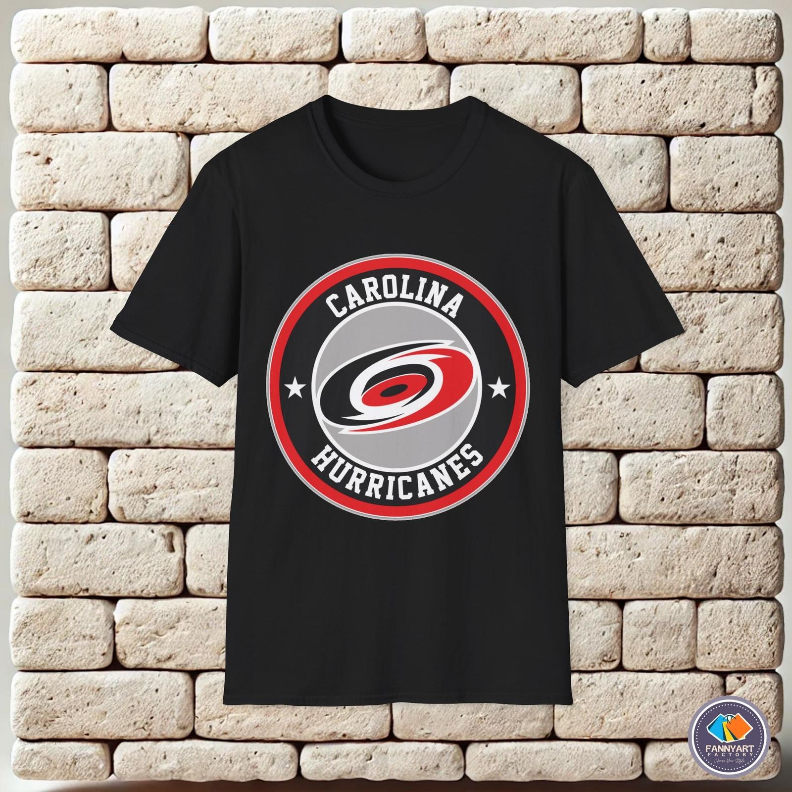 Carolina Hurricanes NHL Club Logo Symbol Unisex T-Shirt XL