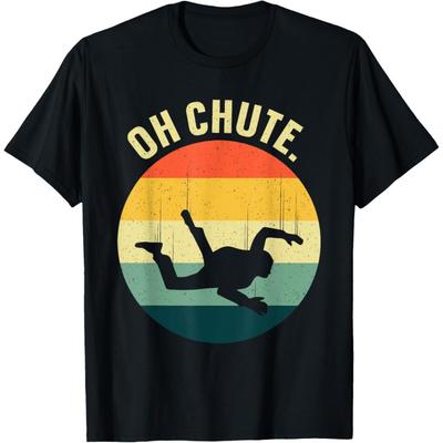 Fallschirmspringen Kunst für Männer Frauen Fallschirm Fallschirmspringer Gleitschirmfliegen T-Shirt