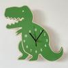 Jungenzimmer Wanduhr Cartoon Dinosaurier Uhr Kinder Schlafzimmer Dekorationen Holz Leise Stumme Uhr Geburtstagsgeschenk