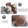 Plush Dog Toy Squeaky Stuffed Animal Dog Chew Toy Cute Animal Design Puppy Teething Toy for All Breeds Relieves Boredom And Anxiety