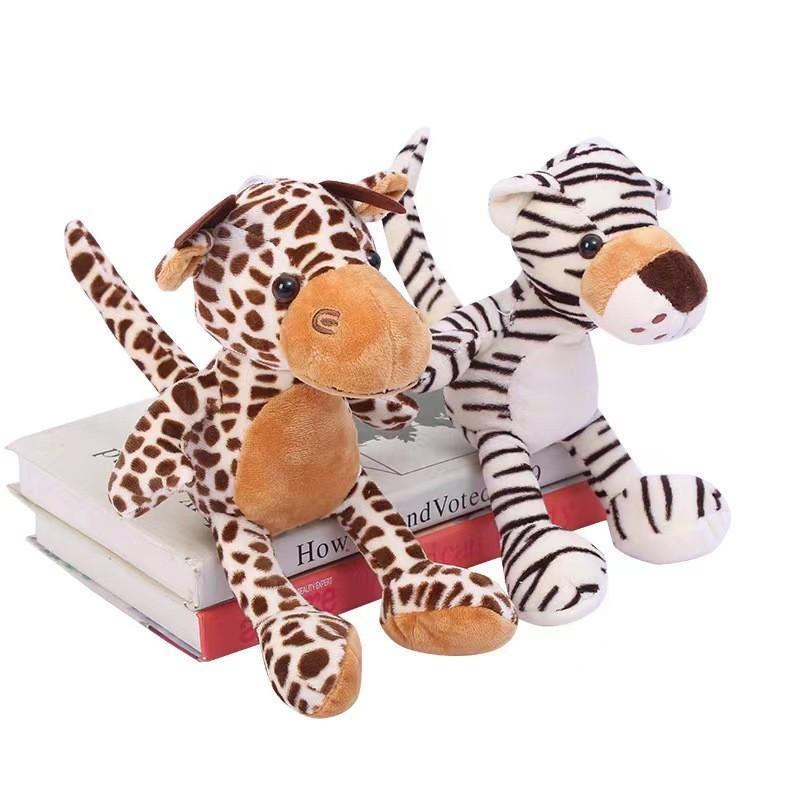 Tiger Cute Cartoon Leopard Deer Lion Plush Toy Companions Girl Kid Birthday Gift