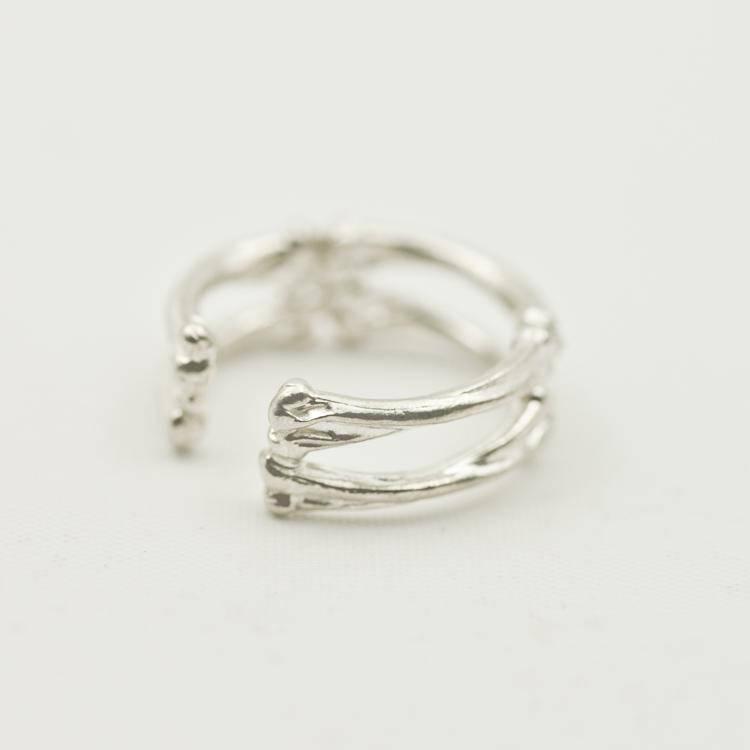 Bague Os Ouvert Créative Zhenrong Halloween - Unisexe Style Populaire Européen & Américain