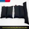 Rack Drum Sound-Absorbing Pillow: Optimize Bass Drum Tone, Reduce Overtones with Nylon Cotton Filling