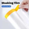 Pre-Taped Masking Film for Automotive, Furniture, and Floor Protection, Dust-Proof and Waterproof Covering
