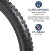 YunSCM Set of 2, 29x2.10 Tires, 54-622 Bicycle Tires + 28/29x1.75/2.40 Tubes with 32mm American Valves, Rim Tape, and Tire Levers, Y-2115
