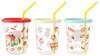Skater Straw Tumbler 320ml Made In Japan Dorobo 3-Pack (Pan SIH3ST)