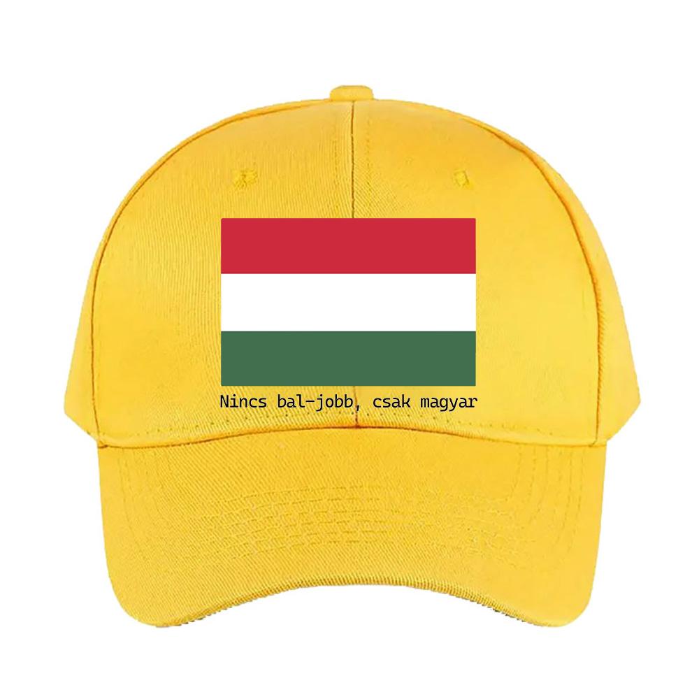 Hungarian Flag Nincs bal jobb csak magyar Baseball cap woman men summer Casual sun hat Adult adjustable hiking fishing hat
