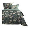 Housse De Couette + Taies - 240x260cm - 100% Coton - Certification Oeko-Tex® - Vert