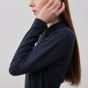 Goxo Basic Pique T shirT Smile hearT Navy