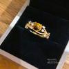 Geometric Gold Plated Zirconia Ring For Women Stylish Minimalist Fashion Jewelry