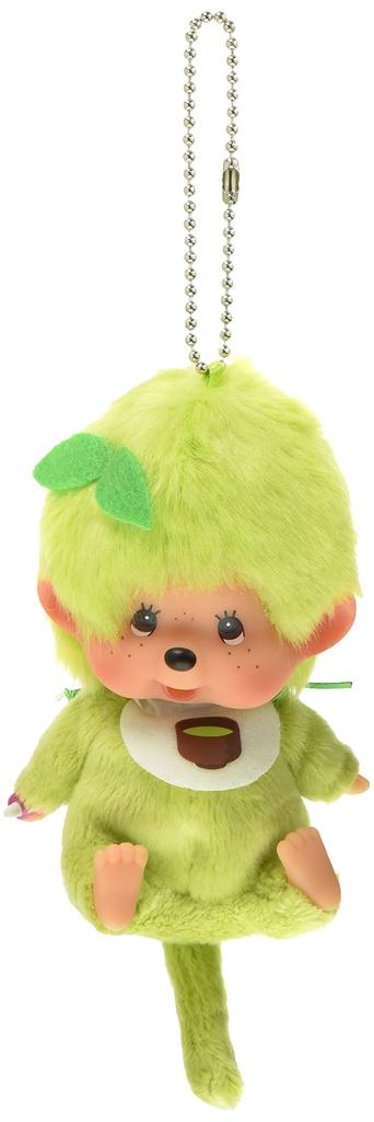 Sekiguchi Matcha Monchhichi Big Face SS Keychain Boy Height 11cm Approx.