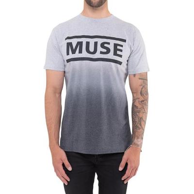 Camiseta com logotipo Dip Dye adulto unissex Muse