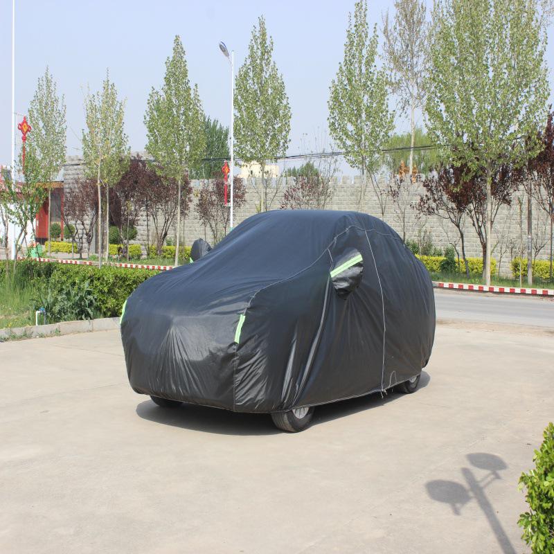In-Stock Thickened Oxford Cloth Car Cover: Dust, Sun & Rain Protection