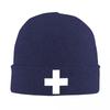 Neue Schweizer Flagge Mützen Modekappen Unisex Erwachsene Outdoor Sport Strickmütze Herbst Winter Muster Elastische Mütze