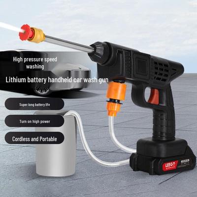 Rechargeable High-Pressure Portable Car Wash Gun with Lithium Battery
