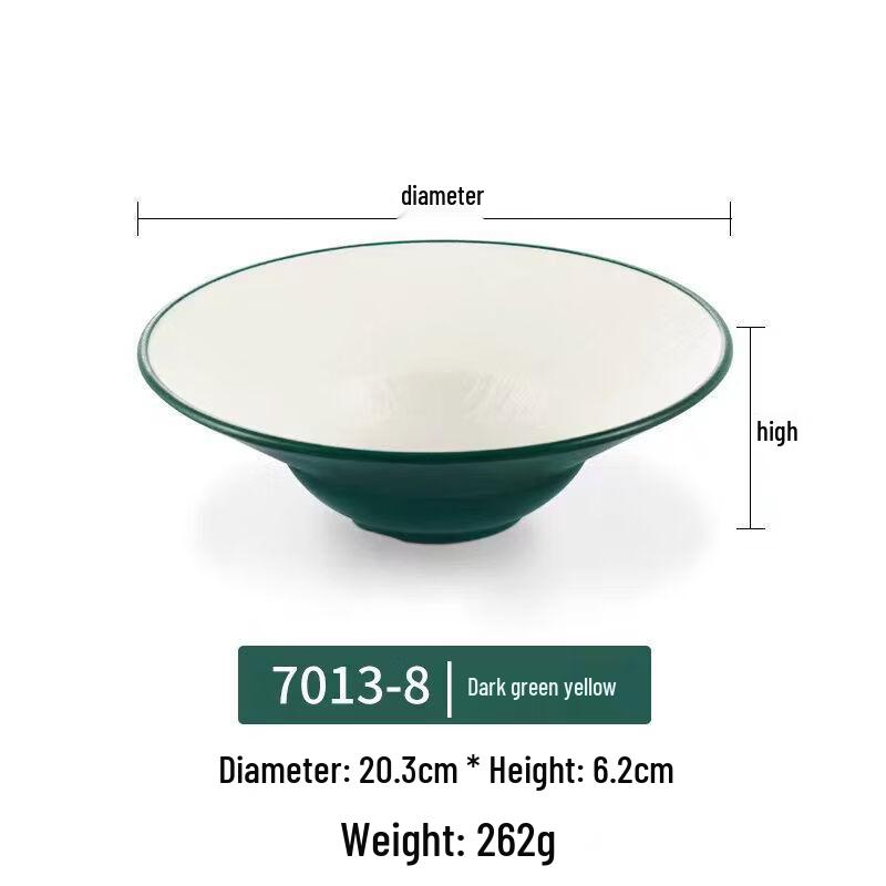 Melamine Imitation Porcelain Hat-shaped Noodle Bowl