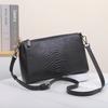 Women's Genuine Leather Shoulder Crossbody Bag - Full-Grain Cowhide Mom Bag, Minimalist Versatile Commute Armpit Bag
