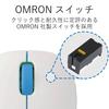 ELECOM Mouse Wireless (Receiver Included) S Size, Small, 3 Buttons, BlueLED, Fluffy, Light, Small, Lightweight, 50g, Blue M-BL20DBBU