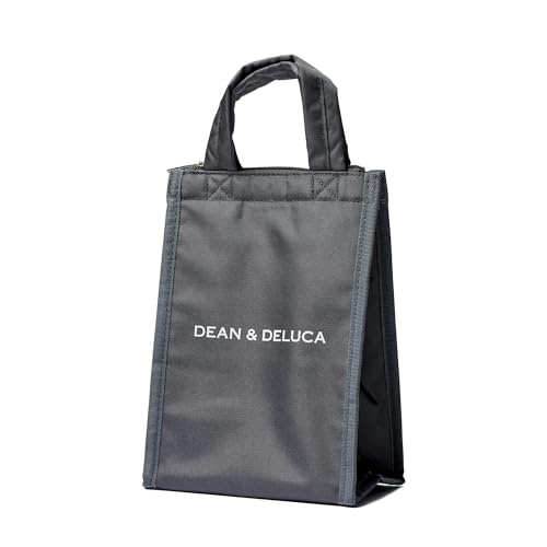 

DEAN & DELUCA Cooler Bag, Gray, S, Cooler Bag, Zippered, Compact, Lunch Bag