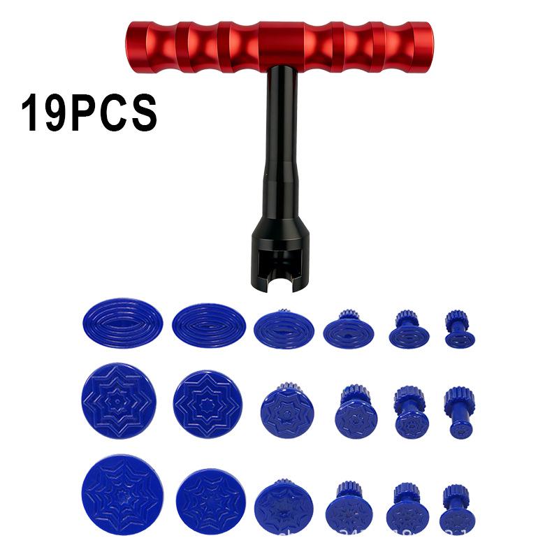 Car Dent Repair Tool Set: Puller, Adhesive Pads, 18-Piece Kit