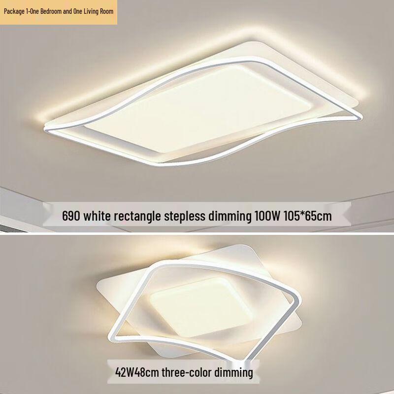 NuFeng Simple Modern Dimmable LED Ceiling Lamp with Magnetic Mount