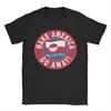 Make America Go Away Greenland Suppport  T Shirt  Cotton Clothes Fashion Short Sleeve Crew Neck Tee Shirt New Arrival TShirt