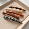 French Acetate Gradient Colorful Side Clamp Fashion Print Hair Clip Hairpins Barrettes For Girls Hair Accessories Headdress