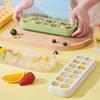 Ice Cubes Stencils Box Easy Release Mini Ice Cubes Tray with Removable Cover Stackable Spill Resistant Ice Cubes Stencils Box