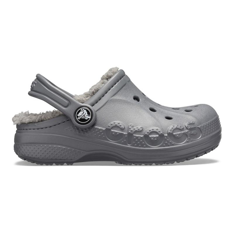 Crocs Bayaband Comfort Warm Cotton Sandals Grey Children's Style
