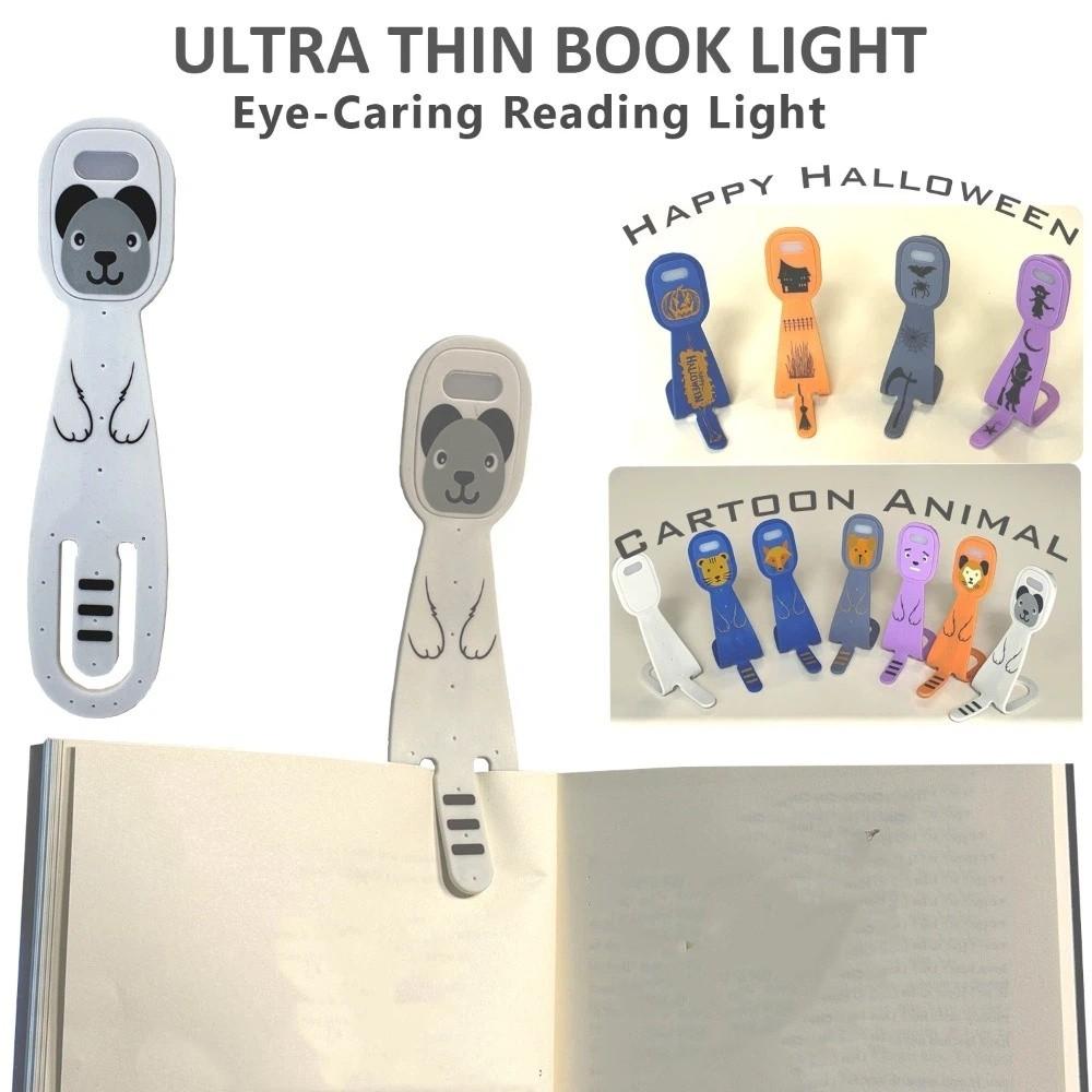 Ultra-Thin LED Bookmark Night Lamp Card Size Clip-On Book Light Compact Mini Lamp Travel