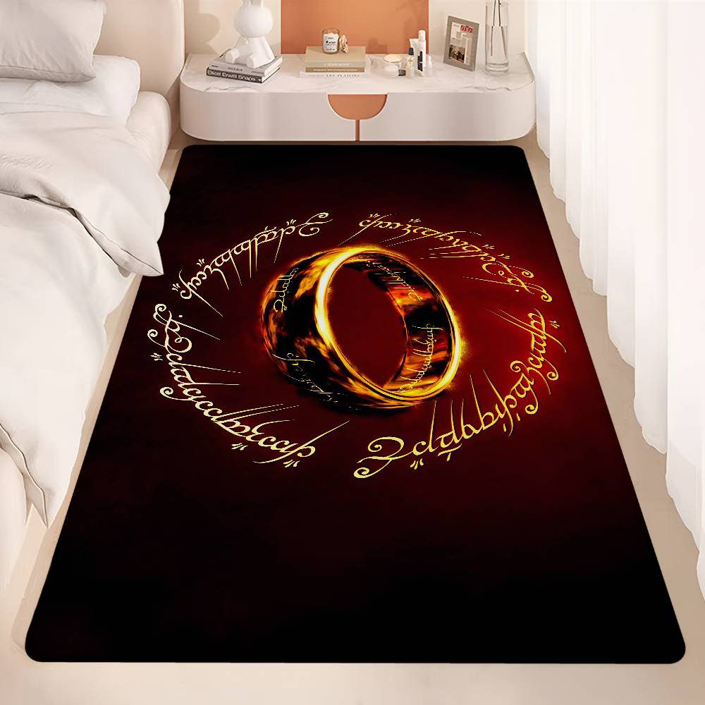 L-Lord Of The Ring Bathroom Mat Anti-slip Absorb Water Long Strip Cushion Bedroon Mat Hotel Decor Mat