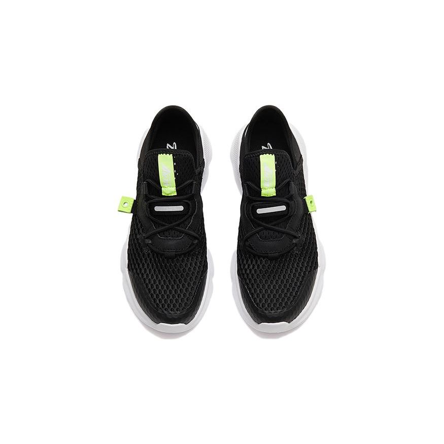Anta Shock Absorbing Wear Resistant Kids Casual Shoes Kids Shoes Black White A312328851-3