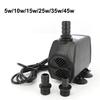 5/10/16/25/35/45W Submersible Water Mirco Pump for Water Gardens Hydroponic Systems Aquarium Tabletop Fountains Pon EU US 220v