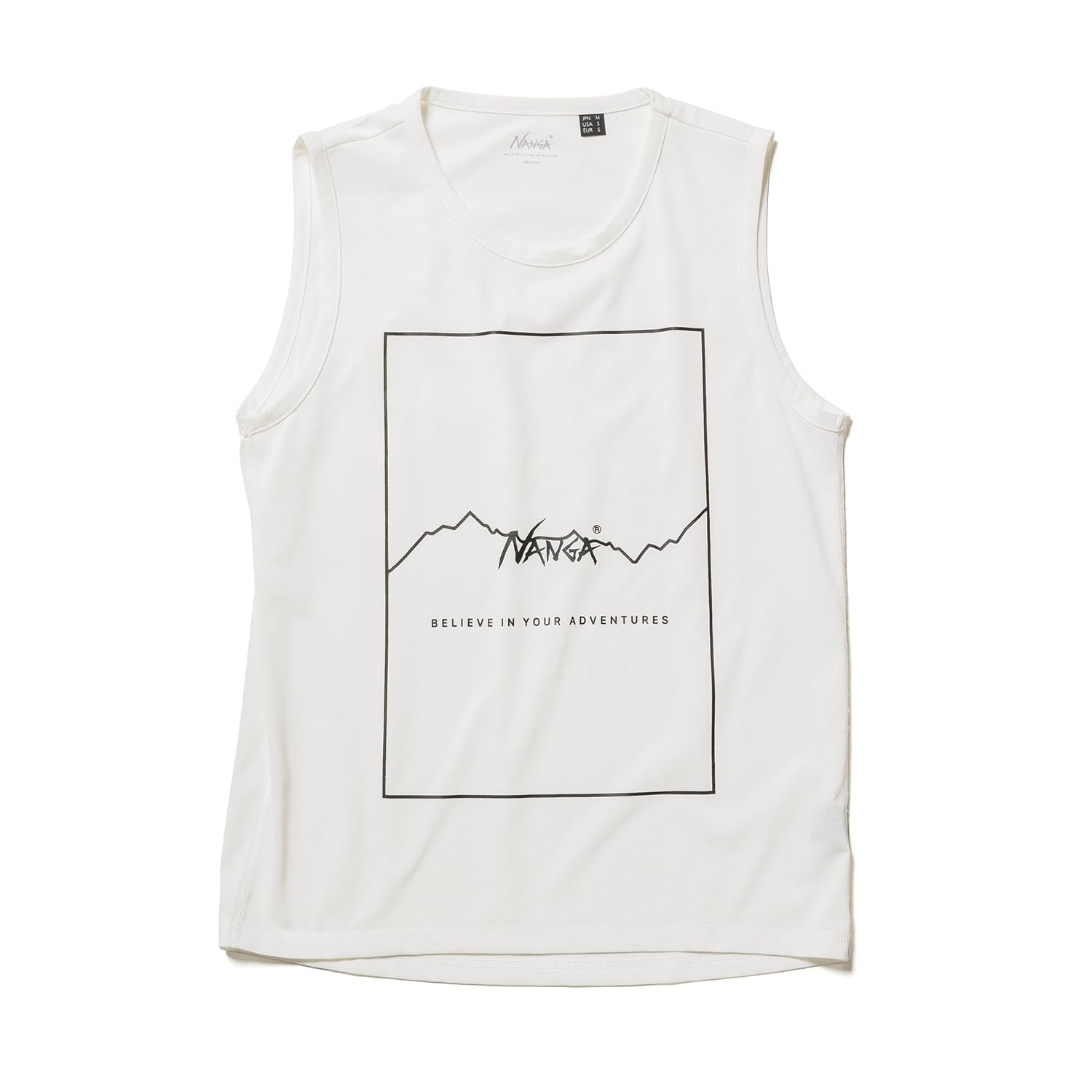 

Майка NANGA Dry Mix с логотипом Frame DRY MIX FRAME LOGO Повседневная футболка Влагоотводящая Быстросохнущая Защита от УФ-лучей T/T Мужская N2500-1Y510A белый