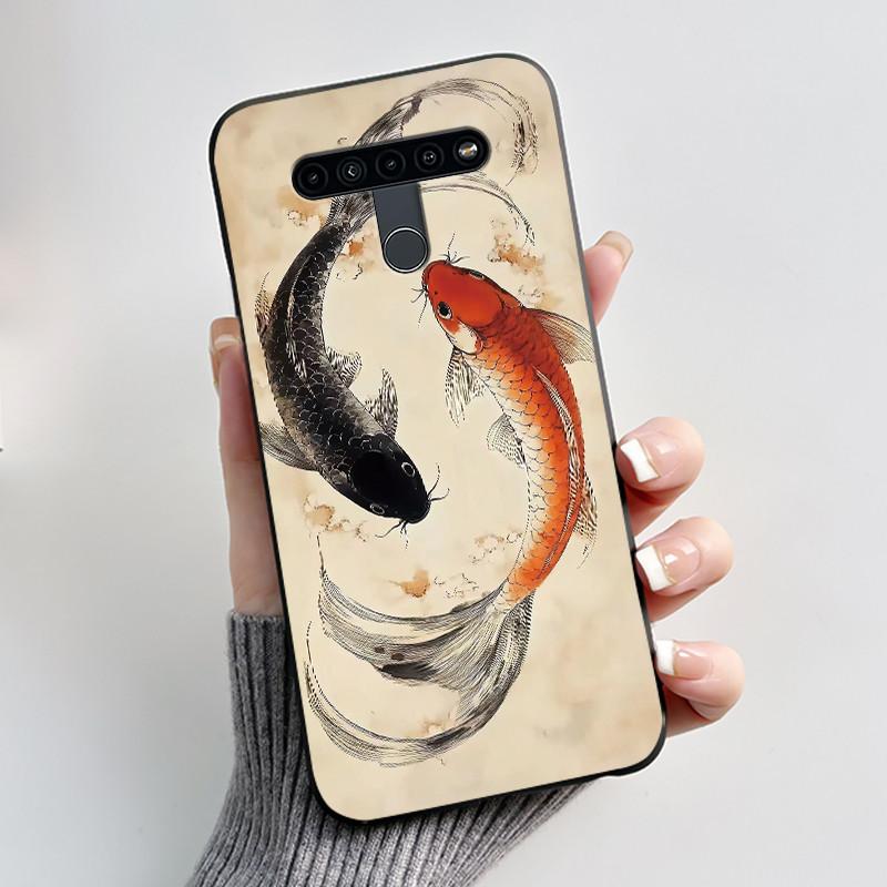 Casing For LG K41S K51S LM-K410 LM-K510 Super-Thin Slim Case Luxury Cute Cool Boys Girls Black Matte Soft Silicone Back Cover