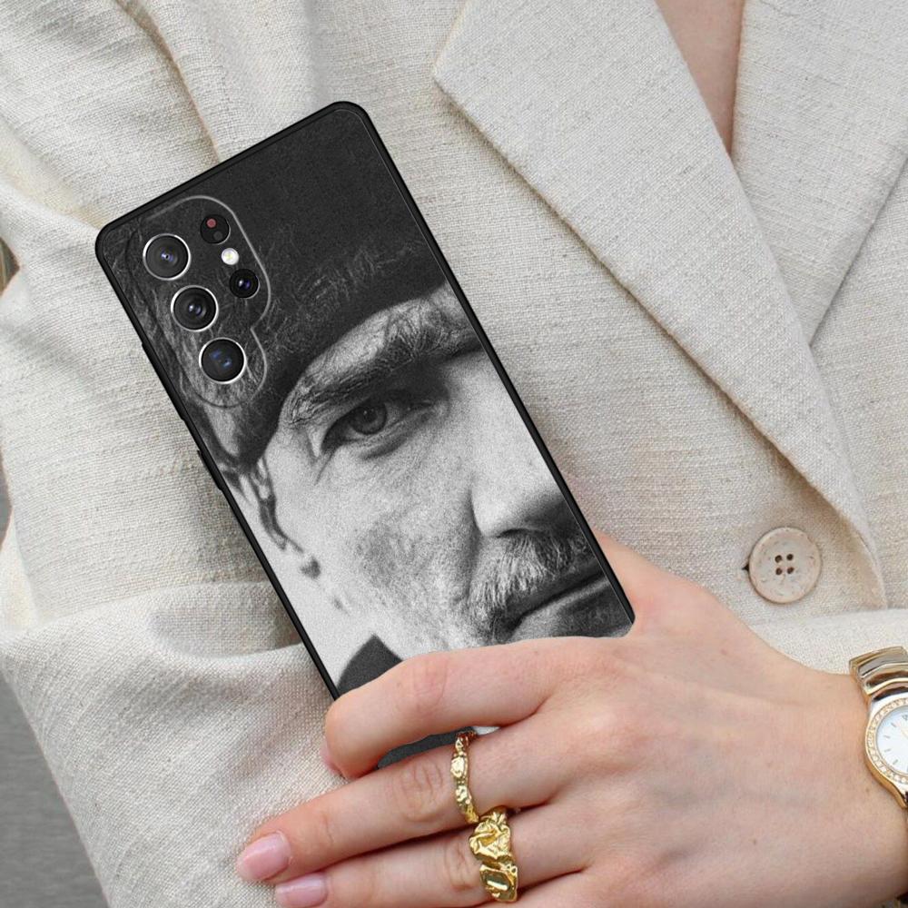 Turkey Mustafa Kemal Ataturk Cell Phone Case for Samsung Galaxy S26 Ultra S25 S24 S23 S22 S21 S20 Note10 Cover