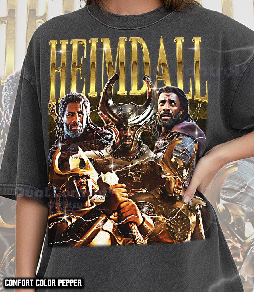 Heimdall Comfort Colors® Shirt, Heimdall Vintage Tee, Heimdall 90s Tshirt, Retro Tee, Classic Bootleg, Hero, Bifrost #Saf