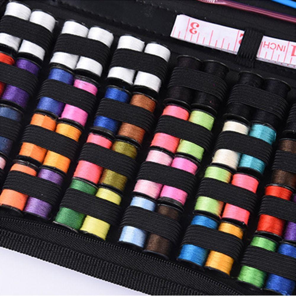 172pcs/set Portable Sewing Box Set 48 Coils Needles Thread  Box Embroidery Sewing Kit  Travel