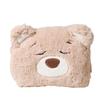 Cute Plush Bear Electric Hot Water Bottle with Auto Shut-off