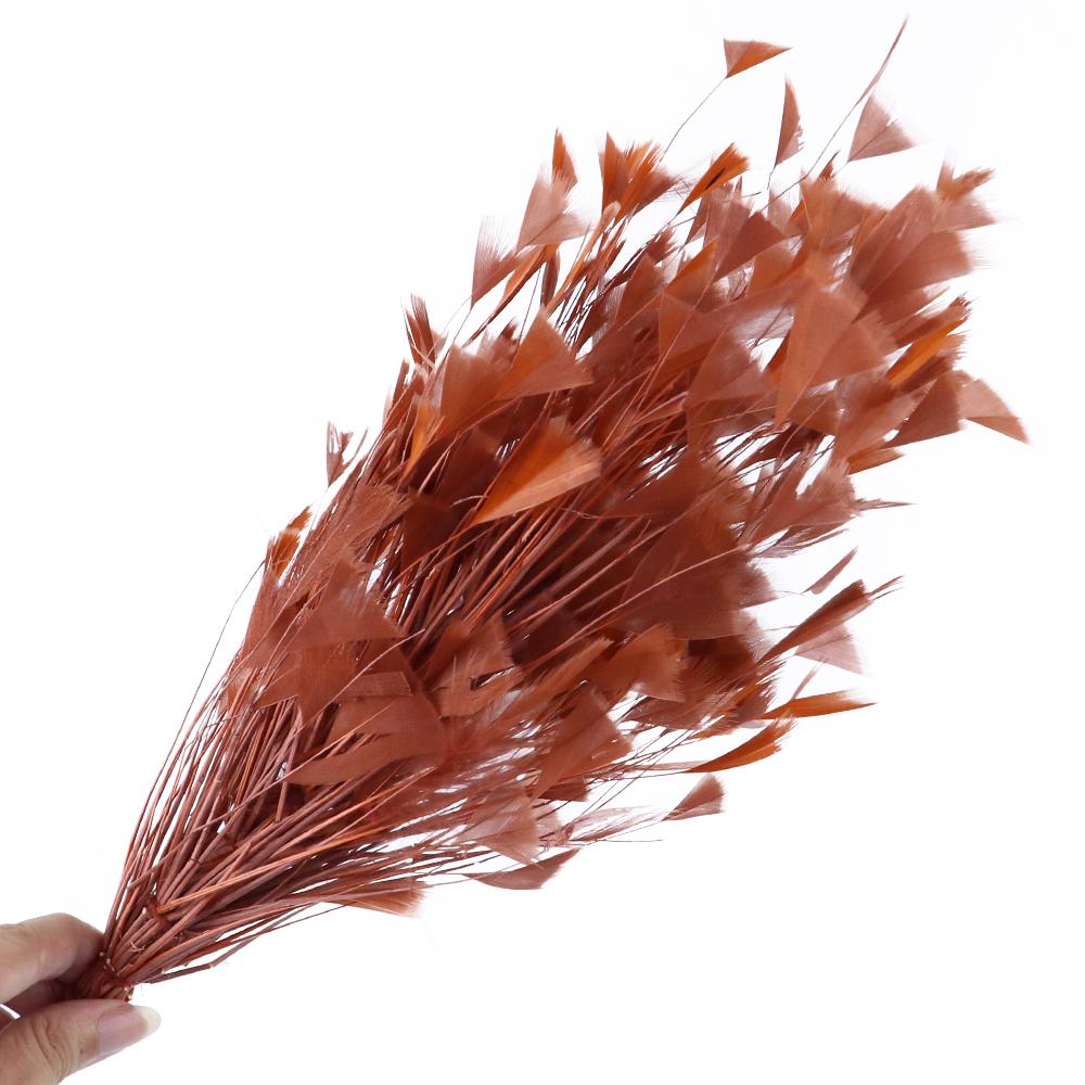 High Quality Turkey Feather Flowers 25-30CM for Home Wedding Party Headdress Handwork Accessories Crafts Plumes Wholesale