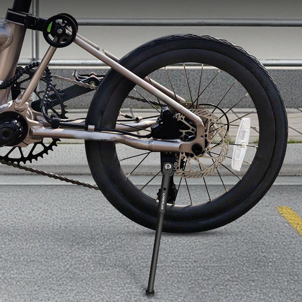 Bike Kickstand Adjustable Bicycle Kickstand Aluminum Alloy Parking Bracket Accessories for JAVA NEO Triple Folding Bicycle