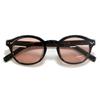 [MERRY PLEASURE] Sunglasses for Men and Women, Fashion Glasses, Oval, Round, Tinted Lenses (Lightly Colored)