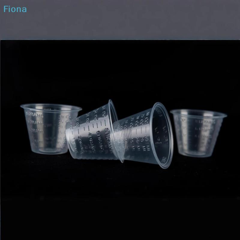 1 oz Einweg-Kunststoff-Medizinbecher, Klare gradierte Messbecher, 1 Unze (30ml) Flüssigkeitsbecher für Medizin, Labor oder Basteln