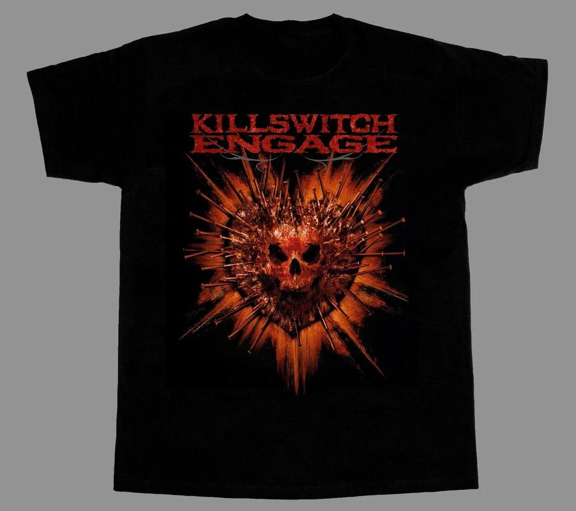 Vtg Killswitch Engage Album Heavy Cotton Black S-5XL Men Women Shirt TR332 XXL
