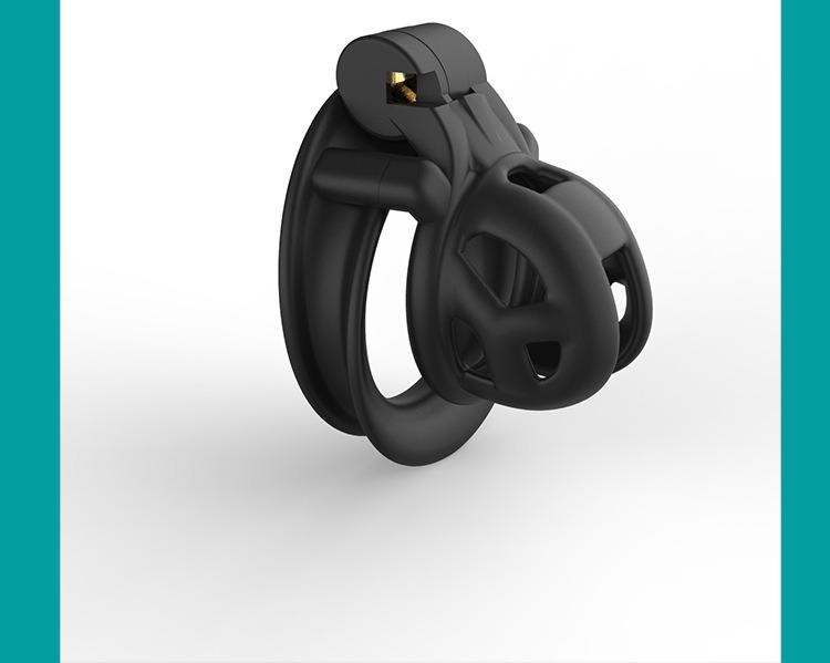 Abstinence Mini Cobra Chastity Lock: Ultra-Small Anti-Masturbation Purity Device for Men.