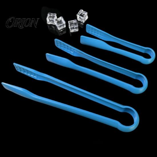Wear-resistant Food Clip 2PCS Plastic Ice Clamp, with Anti-Slip Tooth Pattern, Durable Food-grade Tongs Multi-Use Tongs, for Cubes Bread Kitchen