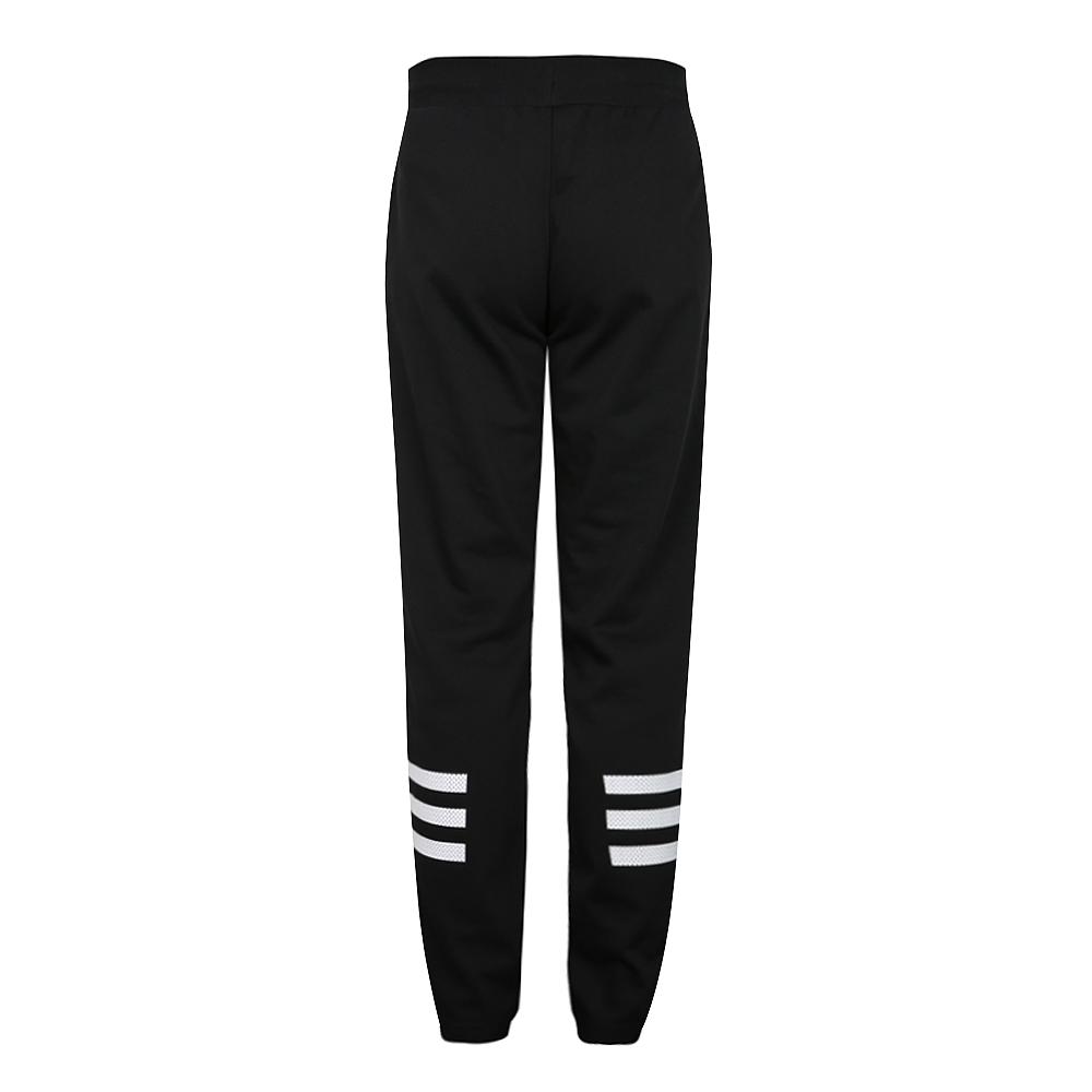 Adidas Neo Comfortable Versatile Simple Striped Knitted Sports Pants Men Bottoms Black DU2382