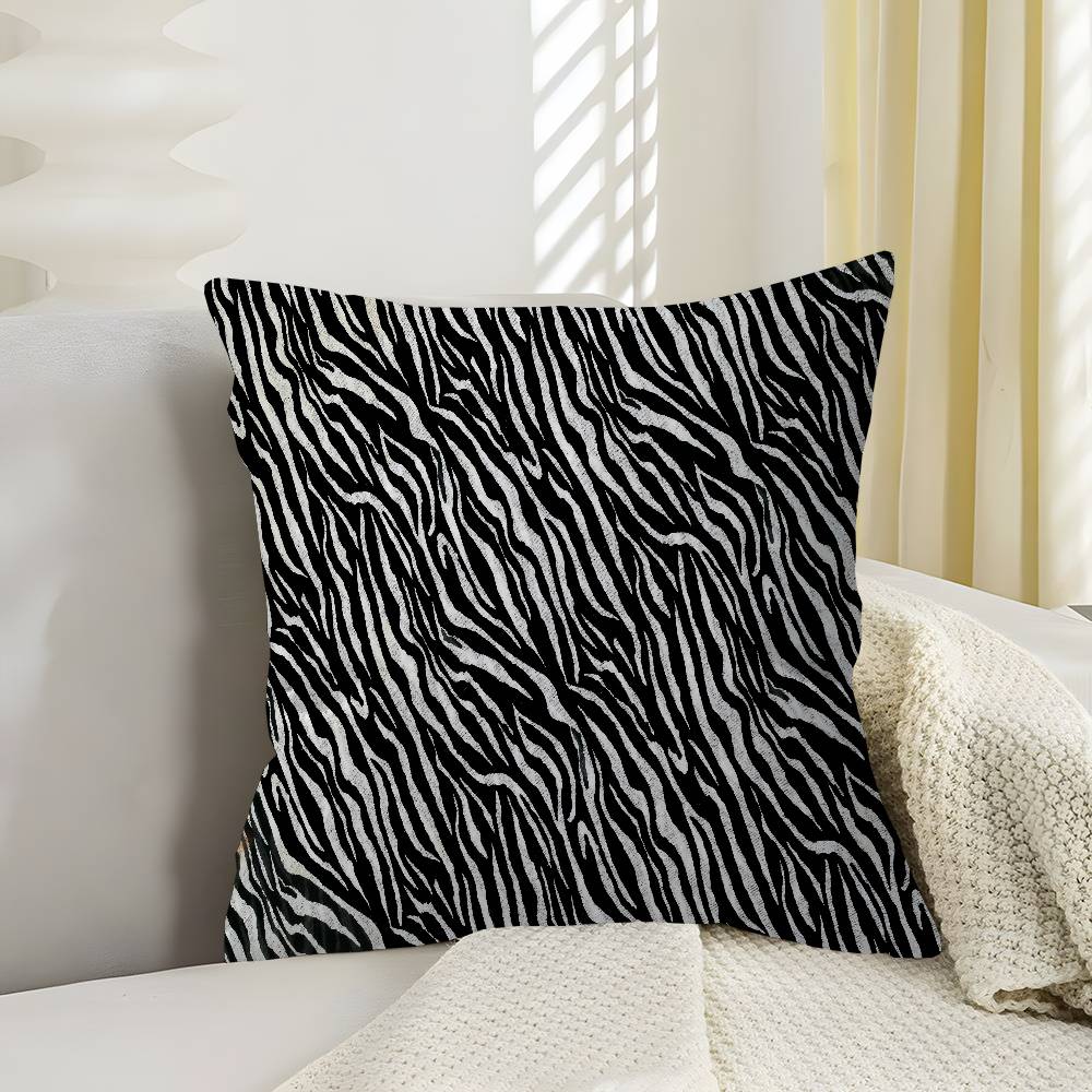 Bedruckter Zebra-Kunst-Kissenbezug Sofakissenbezug Heimzimmerdekoration Kindergeschenk