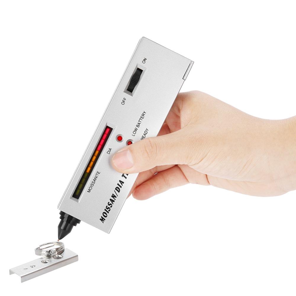Professional LED Indicator Moissan Tester Plastic Moissanites Detector Gemstone Detection Diamond Selection