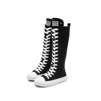 Wysokie buty z płótna wersja koreańska modne buty wysokie buty płócienne buty zimowe modne i oddychające dla chłopców i gi